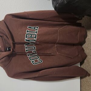 Columbia Men's Brown Hoodie Sweater